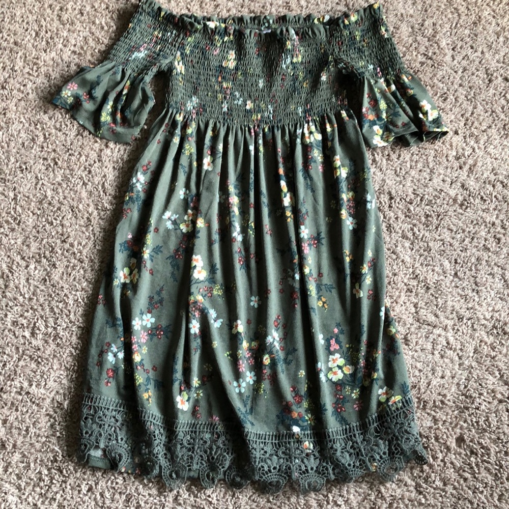Olive green blouse